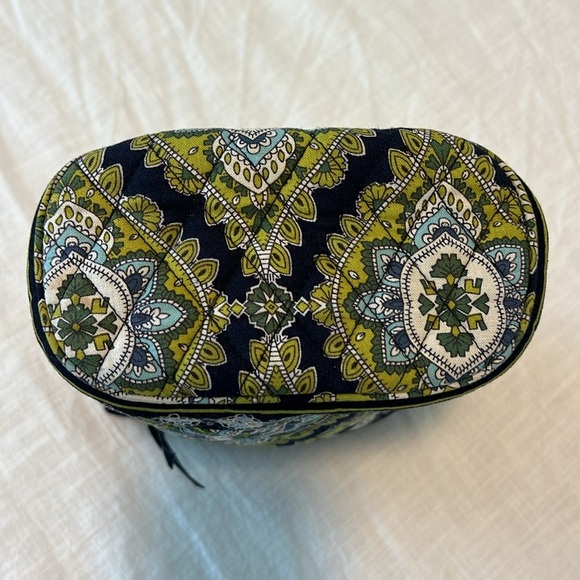 Vera Bradley Cool Keeper Cambridge Insulated Padded Cooler Navy Blue Green - Picture 7 of 14
